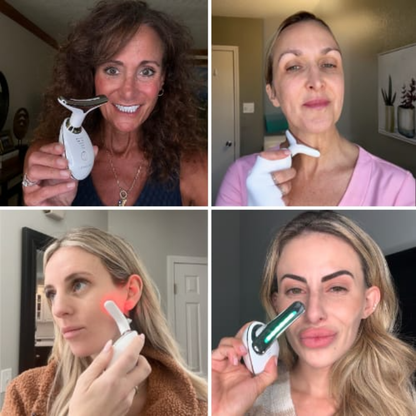 AuraESTHE 3'ü 1 arada LED Yüz Şekillendirici + 4 ÜCRETSİZ Hediye